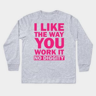 No Diggity Kids Long Sleeve T-Shirt